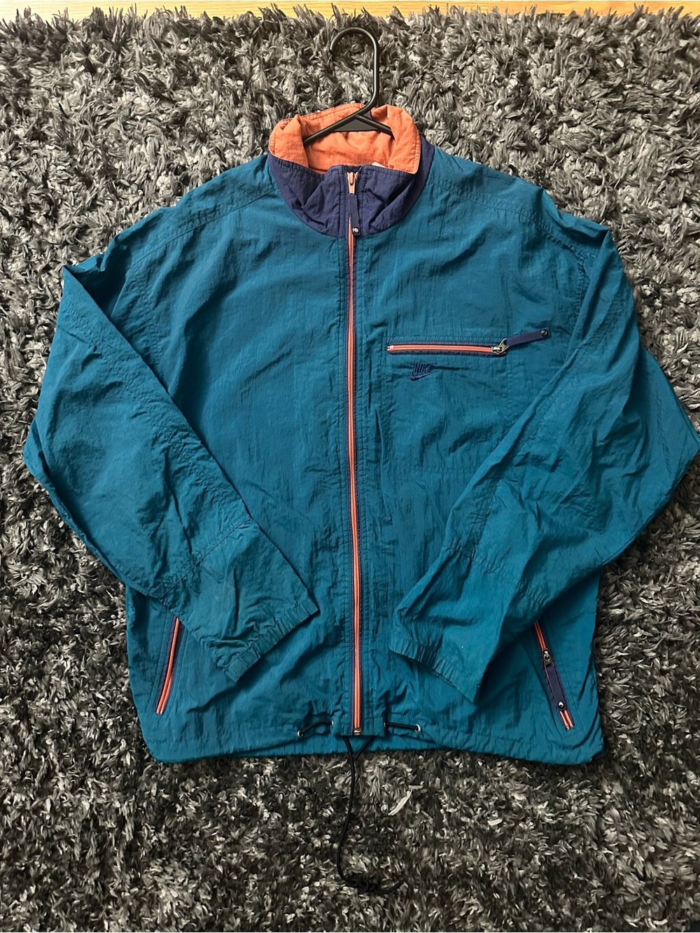 Vintage Nike ACG Zip Up Windbreaker Jacket Men's Large Multi Color